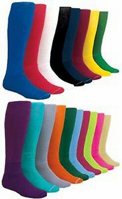 Kids X-small Youth T-ball Solid Color Baseball Socks Sock Size 3-5