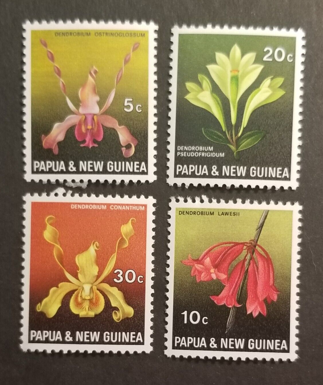Papua New Guinea Sg159/62 1969 Flora Conservation Mnh Mint Stamp Set Z6332
